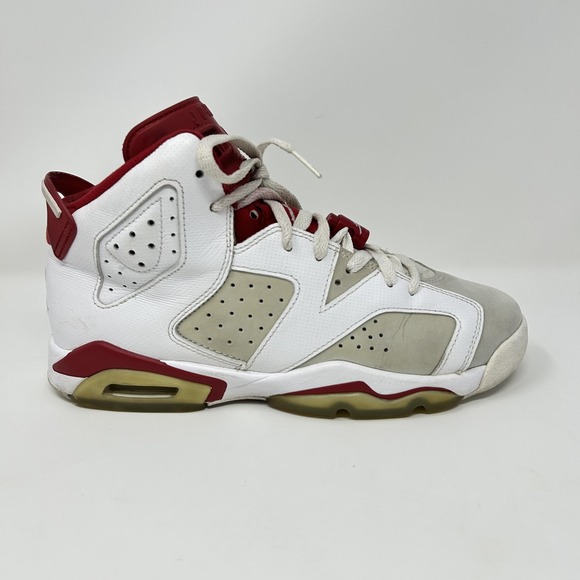 Air Jordan 6 Retro Shoes Mens Size 7Y Cardinal 384665-113 Basketball Sneakers‎ - Picture 7 of 11
